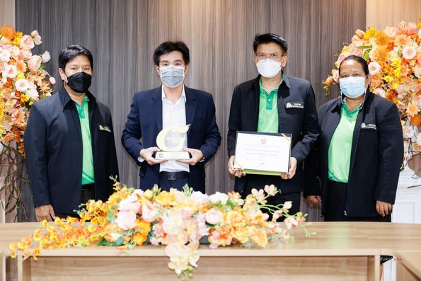 สำนักหอสมุดกลาง ได้รับการรับรองการประเมินสำนักงานสีเขียว (Green Office) 